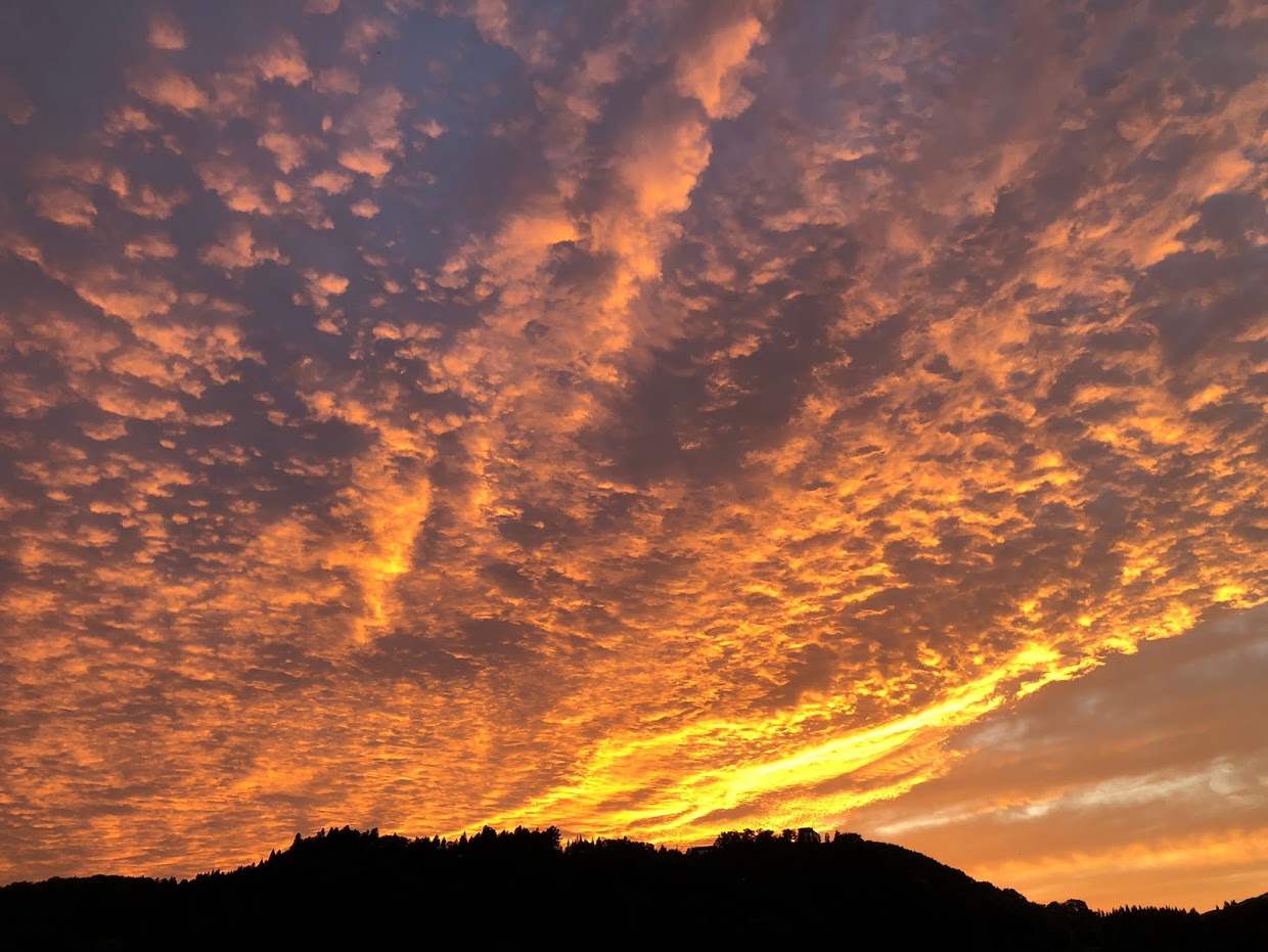 猪苗代の夕日